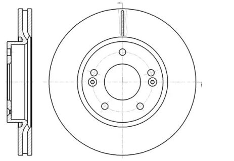 Диск тормозной JAC REFINE, HYUNDAI (BEIJING), REMSA (6120810)