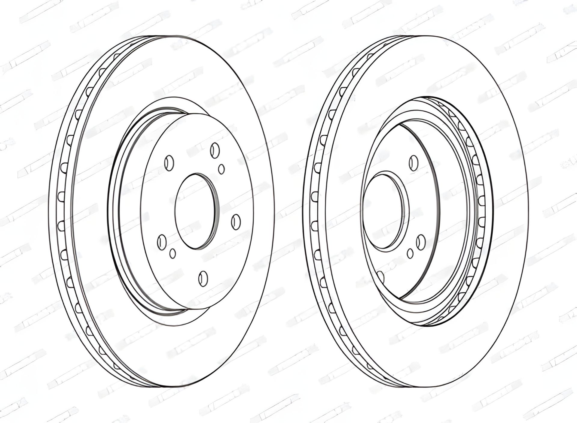 Тормозной диск для Suzuki GRAND VITARA, FERODO (DDF1635C) Тормозной диск для Suzuki GRAND VITARA, FERODO (DDF1635C)