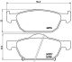 Комплект гальмівних колодок, дискове гальмо HONDA ACCORD, BREMBO (P28044)
