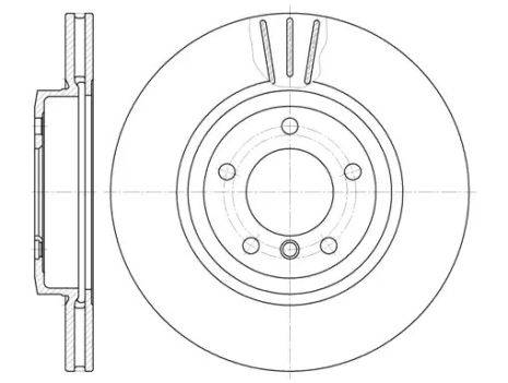 Диск гальмівний LEXUS ES, TOYOTA SOLARA, REMSA (659810)