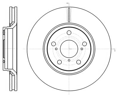 Диск гальмівний TOYOTA VERSO, REMSA (6112110) Диск гальмівний TOYOTA VERSO, REMSA (6112110)