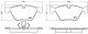 Комплект дисковых тормозных колодок BMW 5, BREMBO (P06060)