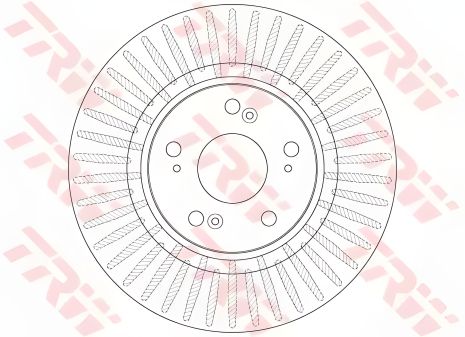 HONDA ACCORD гальмівний диск, TRW (DF6432S) HONDA ACCORD гальмівний диск, TRW (DF6432S)