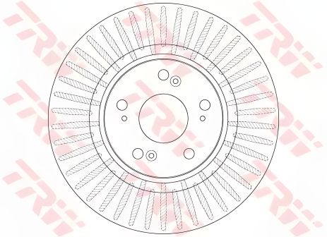 HONDA ACCORD гальмівний диск, TRW (DF6432S) HONDA ACCORD гальмівний диск, TRW (DF6432S)