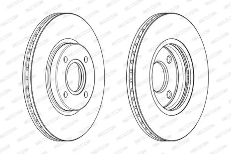 Brake Ford B-Max, Ferodo (DDF2461C)