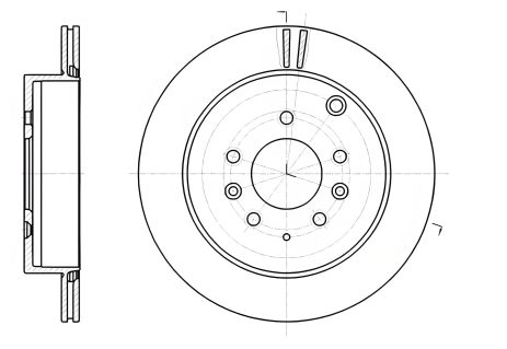 Гальмівний диск MAZDA CX-7, REMSA (6123710) Гальмівний диск MAZDA CX-7, REMSA (6123710)