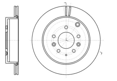 Brake Mazda CX-7, REMSA (6123710)