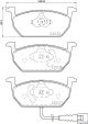 Передние тормозные колодки для SKODA OCTAVIA и SEAT LEON, BREMBO (P85137)