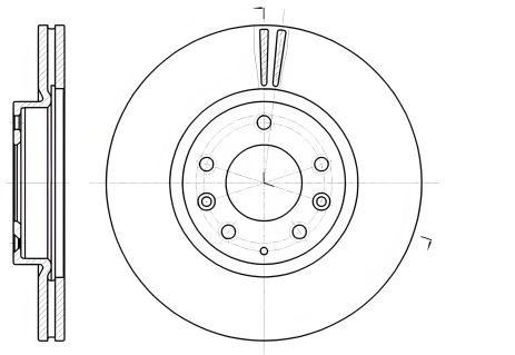 Диск гальмівний BESTURN (FAW), MAZDA 6, REMSA (6123510) Диск гальмівний BESTURN (FAW), MAZDA 6, REMSA (6123510)