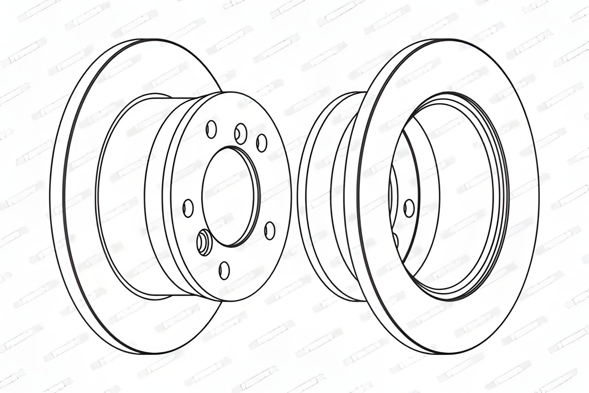 Гальмівний диск VW LT, MERCEDES-BENZ SPRINTER, FERODO (FCR229A) Гальмівний диск VW LT, MERCEDES-BENZ SPRINTER, FERODO (FCR229A)