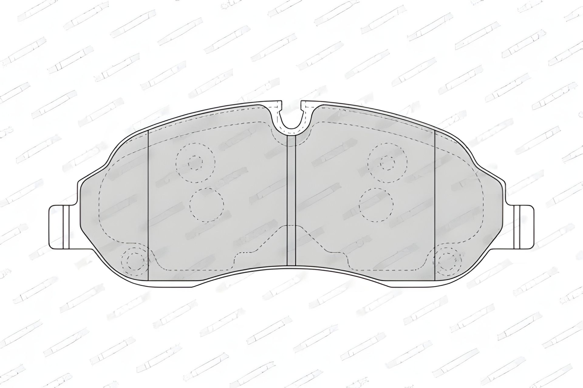 Гальмівні колодки для дискових гальм FORD TRANSIT, FERODO (FVR4661) Гальмівні колодки для дискових гальм FORD TRANSIT, FERODO (FVR4661)