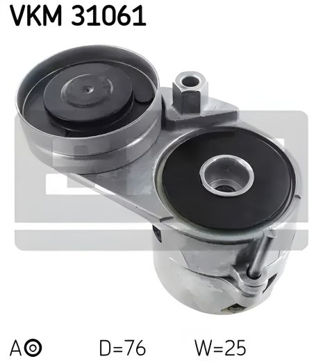 Полікліновий натяжний ролик ременя SKODA SUPERB, VW PASSAT, SKF (VKM31061) Полікліновий натяжний ролик ременя SKODA SUPERB, VW PASSAT, SKF (VKM31061)