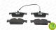 Гальмівних колодок комплект, дискове гальмо PEUGEOT 508, FERODO (FDB4405)