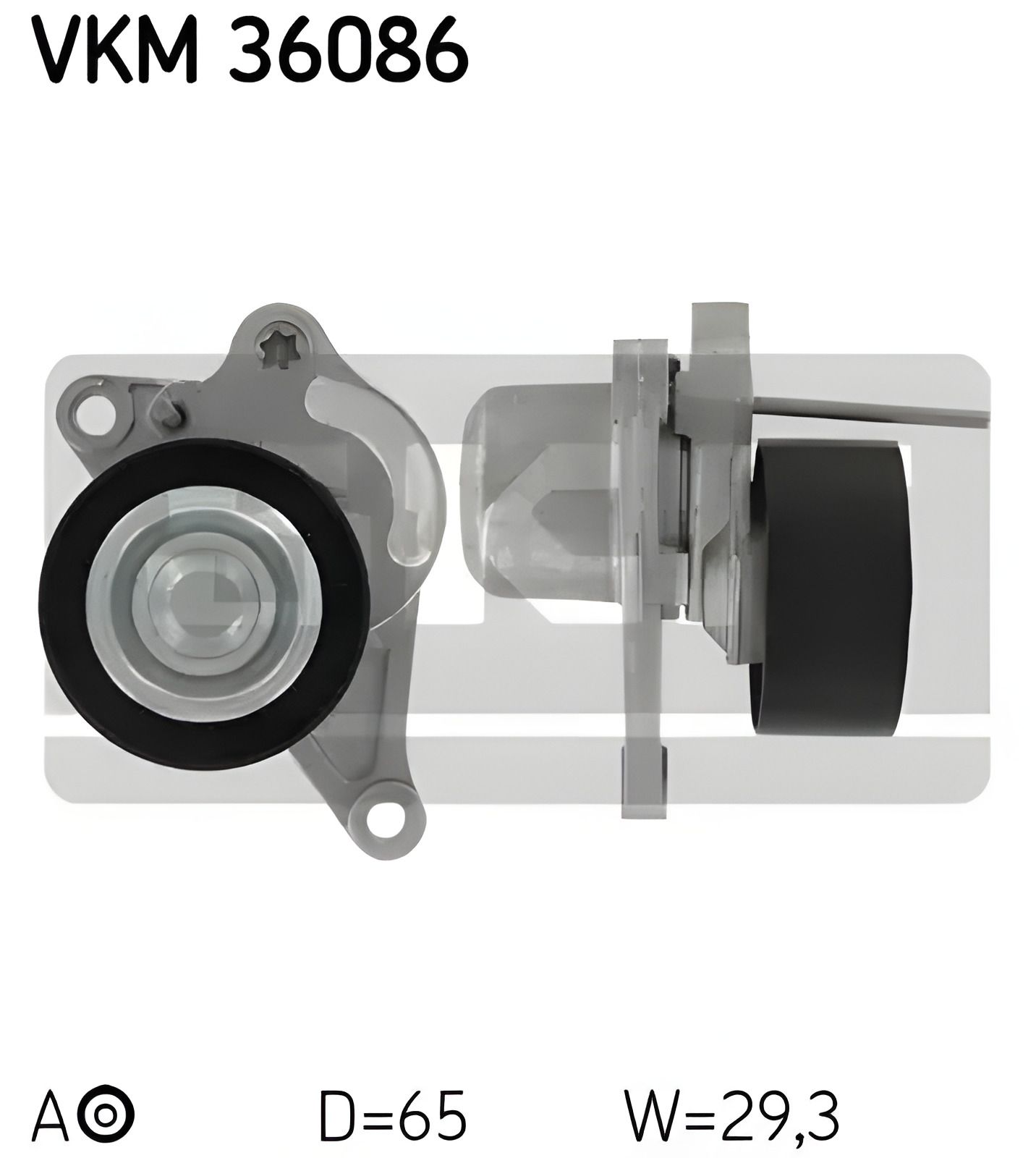Натяжний ролик поліклінового ременя NISSAN X-TRAIL, VAUXHALL MOVANO, SKF (VKM36086) Натяжний ролик поліклінового ременя NISSAN X-TRAIL, VAUXHALL MOVANO, SKF (VKM36086)