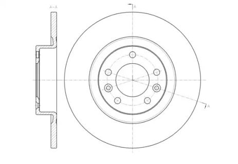 Brake Peugeot 508, REMSA (6147300)