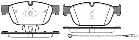 Комплект тормозных колодок DS (CAPSA), PEUGEOT 508, CITROËN DS5, WOKING (P1551301) Комплект тормозных колодок DS (CAPSA), PEUGEOT 508, CITROËN DS5, WOKING (P1551301)