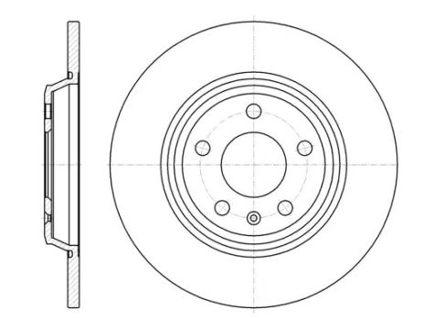 Brake Audi A6, REMSA (6111200)