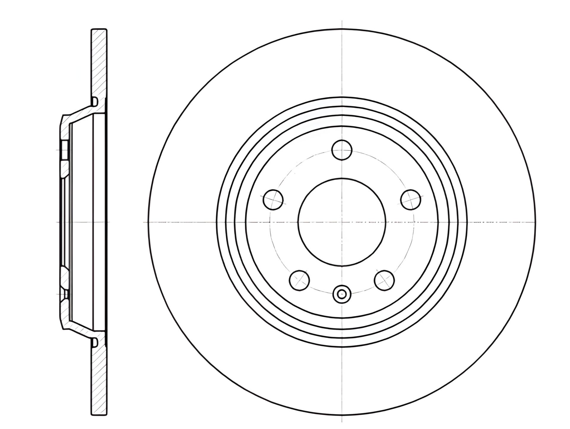 Тормозной диск AUDI A6, REMSA (6111200) Тормозной диск AUDI A6, REMSA (6111200)