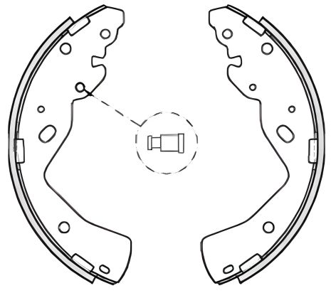 Тормозные колодки комплект для Ford Ranger и Mazda BT-50, REMSA (423200)