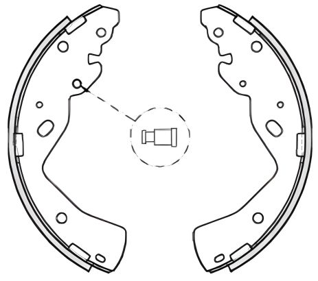 Тормозные колодки комплект для Ford Ranger и Mazda BT-50, REMSA (423200)