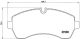 Дисковые тормозные колодки комплект для MERCEDES-BENZ SPRINTER, VW CRAFTER, BREMBO (P50059)