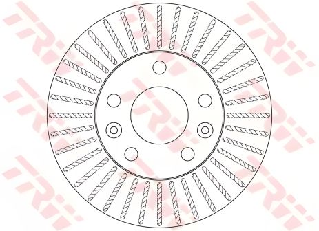 Гальмівний диск TRW, RENAULT DUSTER, DACIA DUSTER (DF6200)
