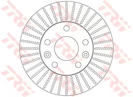 Гальмівний диск TRW, RENAULT DUSTER, DACIA DUSTER (DF6200) Гальмівний диск TRW, RENAULT DUSTER, DACIA DUSTER (DF6200)