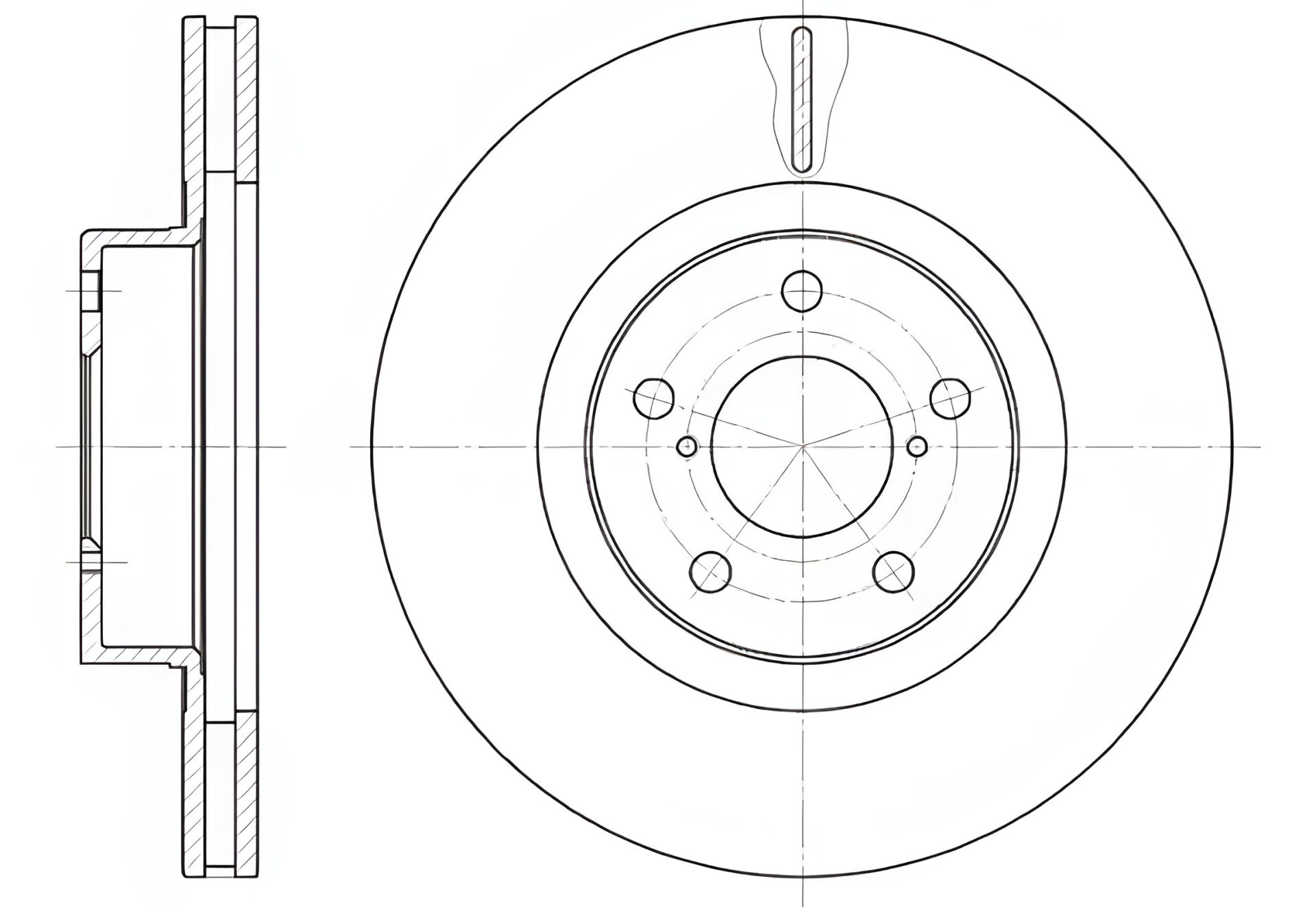 Гальмівний диск TOYOTA GT, SUBARU BRZ, REMSA (671510) Гальмівний диск TOYOTA GT, SUBARU BRZ, REMSA (671510)