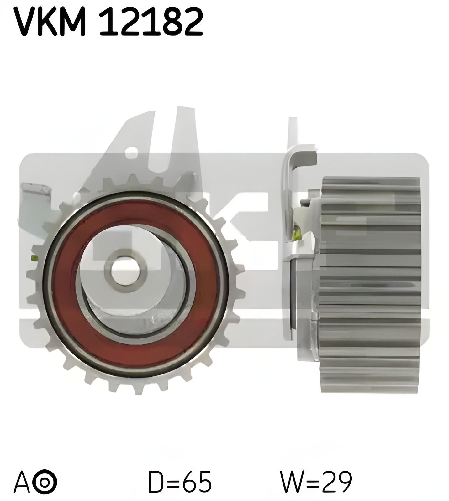 Натяжний ролик ременя ГРМ FIAT STILO, ALFA ROMEO, SKF (VKM12182) Натяжний ролик ременя ГРМ FIAT STILO, ALFA ROMEO, SKF (VKM12182)