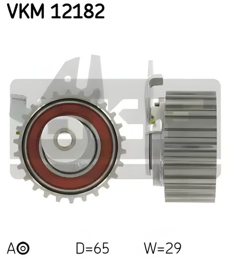 Натяжной ролик ремня ГРМ FIAT STILO, ALFA ROMEO, SKF (VKM12182) Натяжной ролик ремня ГРМ FIAT STILO, ALFA ROMEO, SKF (VKM12182)
