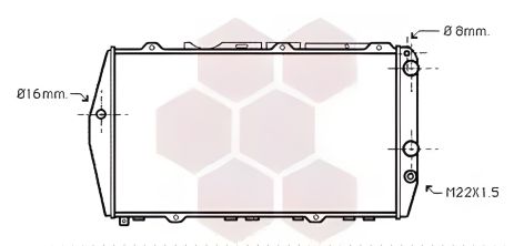 Радіатор охолодження двигуна для AUDI 200, Van Wezel (03002019) Радіатор охолодження двигуна для AUDI 200, Van Wezel (03002019)