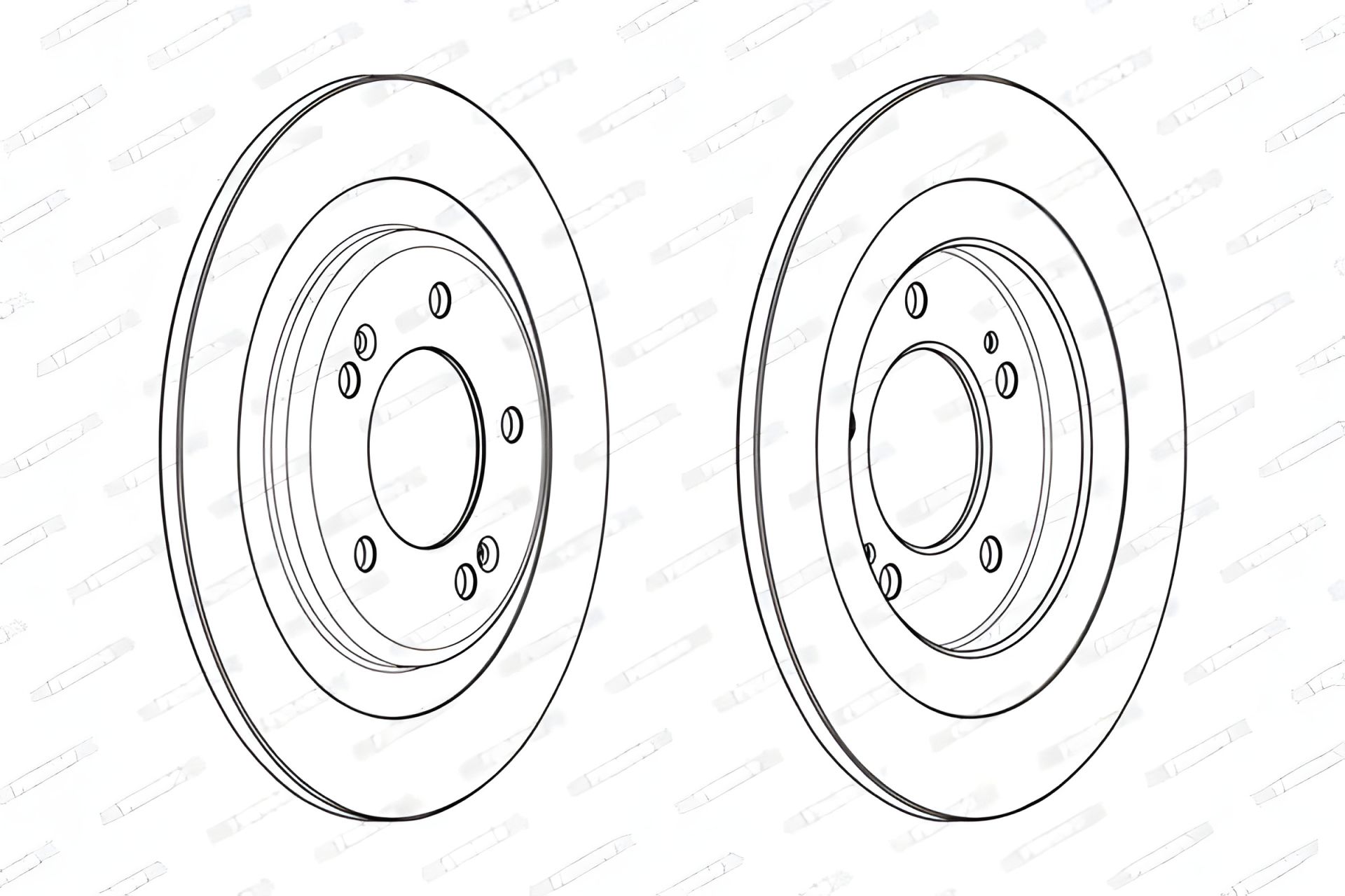 HYUNDAI i40 гальмівний диск, FERODO (DDF2200C) HYUNDAI i40 гальмівний диск, FERODO (DDF2200C)