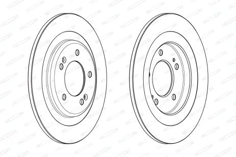 HYUNDAI i40 гальмівний диск, FERODO (DDF2200C) HYUNDAI i40 гальмівний диск, FERODO (DDF2200C)