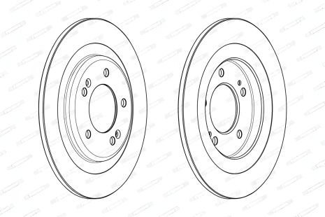 HYUNDAI i40 гальмівний диск, FERODO (DDF2200C) HYUNDAI i40 гальмівний диск, FERODO (DDF2200C)