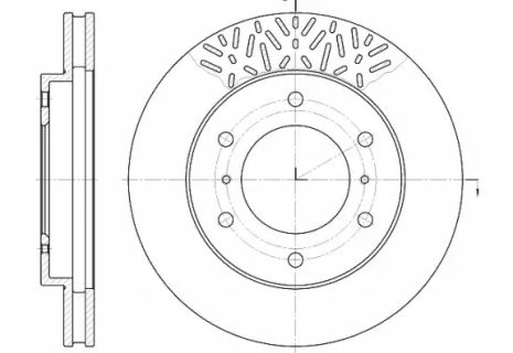 Brake Mitsubishi Pajero, REMSA (663910)