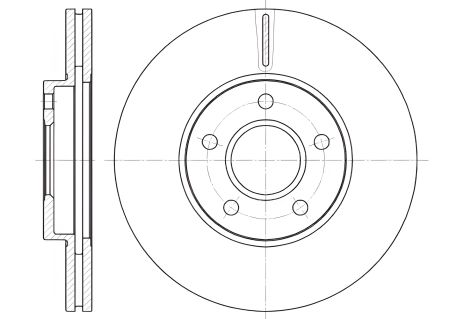 Гальмівний диск для HYUNDAI ACCENT, FORD TRANSIT, виробник REMSA (666210) Гальмівний диск для HYUNDAI ACCENT, FORD TRANSIT, виробник REMSA (666210)