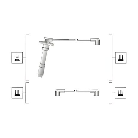 Комплект дротів запалювання для OPEL ZAFIRA, OPEL ASTRA, MAGNETIMARELLI (941319170079) Комплект дротів запалювання для OPEL ZAFIRA, OPEL ASTRA, MAGNETIMARELLI (941319170079)