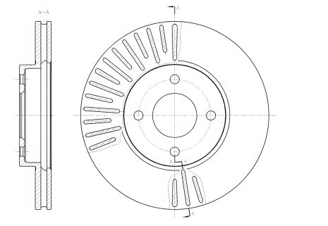 Гальмівний диск NISSAN NOTE, REMSA (6146710)