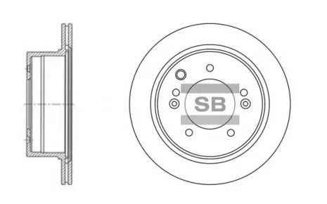 Brake Kia Sorento, Sangsin (SD2013)