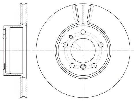 Гальмівний диск BMW 7, REMSA (634810)