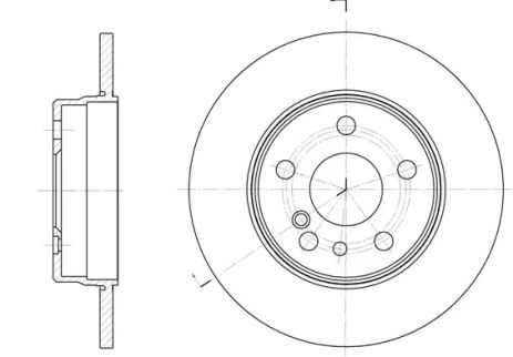 Brake Mercedes-Benz S-Class, REMSA (633200)