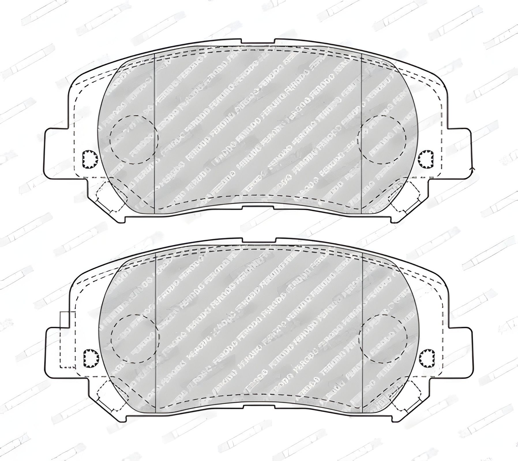Гальмівних колодок комплект, дискове гальмо JEEP CHEROKEE, FERODO (FDB4999) Гальмівних колодок комплект, дискове гальмо JEEP CHEROKEE, FERODO (FDB4999)