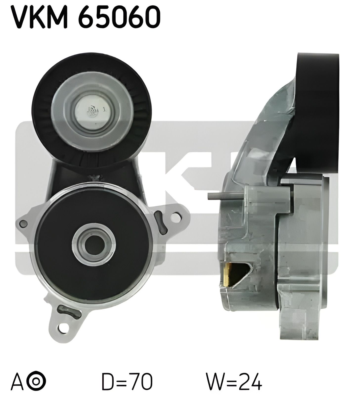 Натяжной ролик поликлинового ремня для CHRYSLER SEBRING, JEEP PATRIOT, SKF (VKM65060) Натяжной ролик поликлинового ремня для CHRYSLER SEBRING, JEEP PATRIOT, SKF (VKM65060)