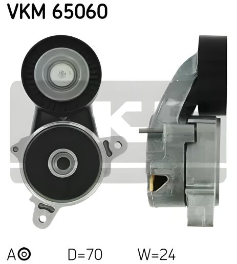 Ролик поліклінового ременя натяжний CHRYSLER SEBRING, JEEP PATRIOT, SKF (VKM65060) Ролик поліклінового ременя натяжний CHRYSLER SEBRING, JEEP PATRIOT, SKF (VKM65060)