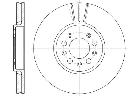 Тормозной диск SEAT TOLEDO, VW POLO, REMSA (654410) Тормозной диск SEAT TOLEDO, VW POLO, REMSA (654410)