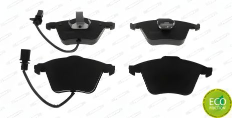 Комплект гальмівних колодок, дискове гальмо SEAT EXEO, AUDI A6, FERODO (FDB1629), з високим рівнем безпеки Комплект гальмівних колодок, дискове гальмо SEAT EXEO, AUDI A6, FERODO (FDB1629), з високим рівнем безпеки