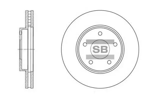 Brake Infiniti I30, Nissan Cefiro, Sangsin (SD4202)