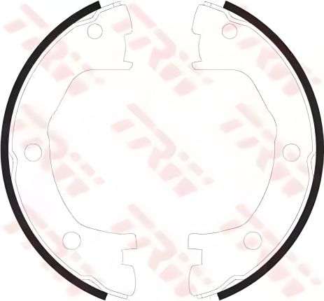 Гальмівні колодки стоянкового гальма RENAULT TRUCKS, IVECO DAILY, TRW (GS8440)