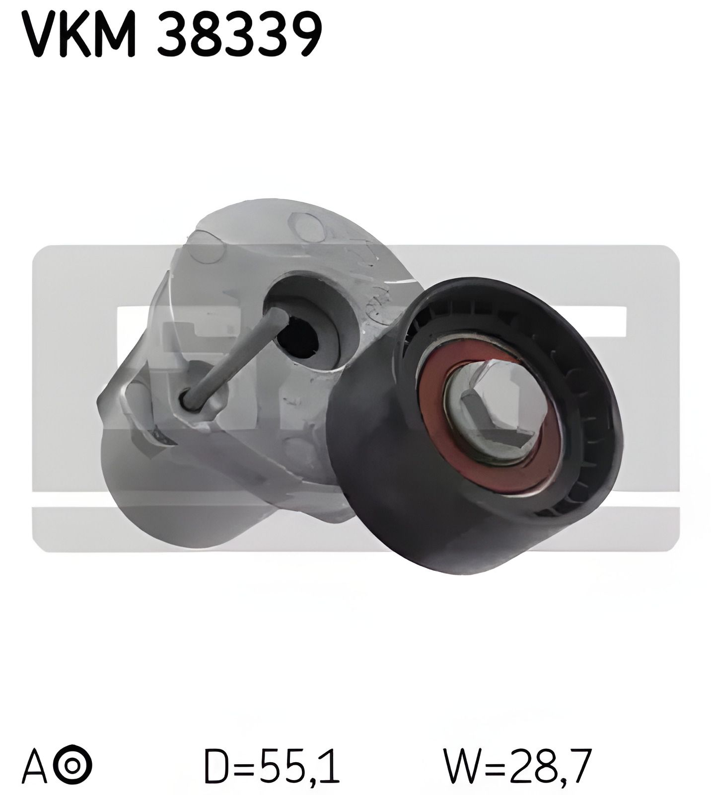 Натяжной ролик поликлинового ремня BMW 1, SKF (VKM38339) Натяжной ролик поликлинового ремня BMW 1, SKF (VKM38339)
