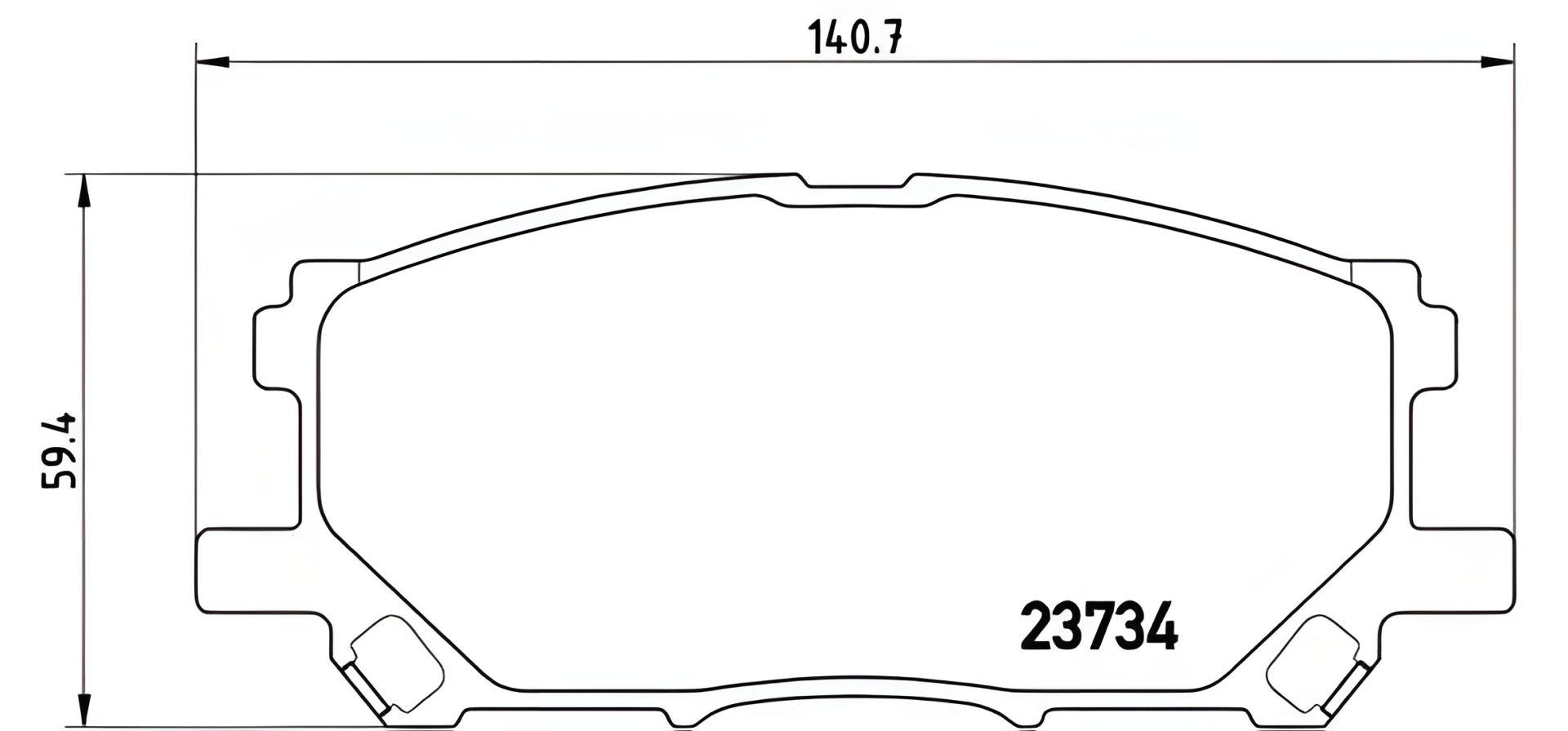 Гальмівних колодок комплект, дискове гальмо LEXUS RX, TOYOTA HARRIER, BREMBO (P83067) Гальмівних колодок комплект, дискове гальмо LEXUS RX, TOYOTA HARRIER, BREMBO (P83067)